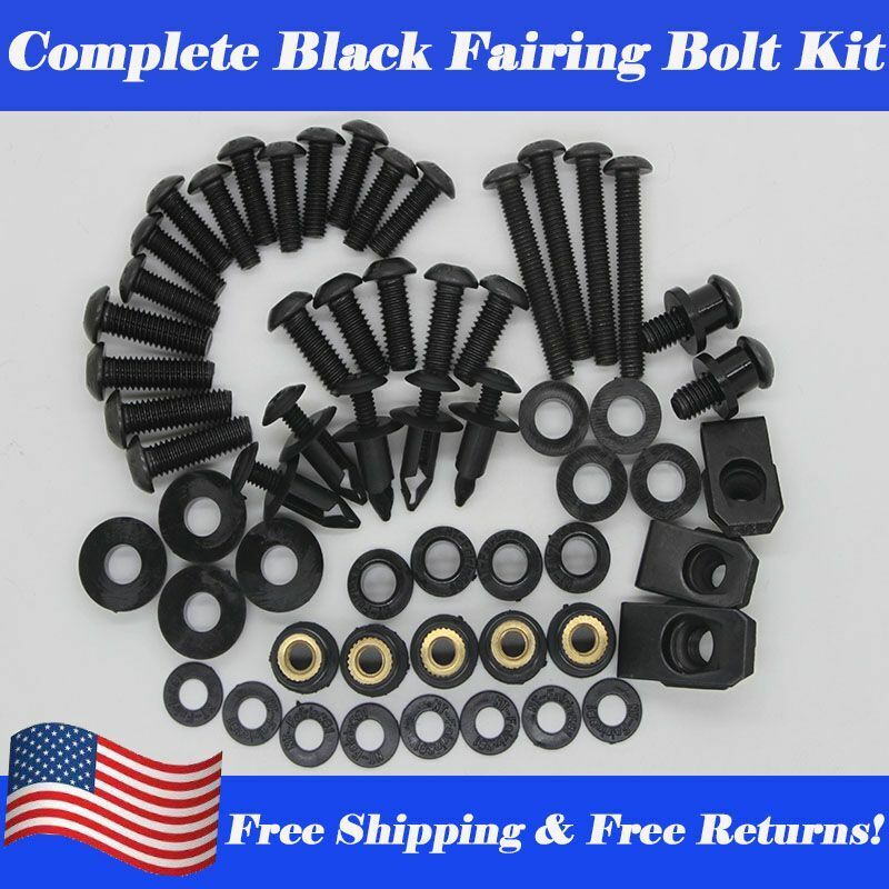 US Fairing Bolts Kit Fit for YAMAHA YZF R6 YZFR1 1998-2016 YZF6S 2002-2008 03-07