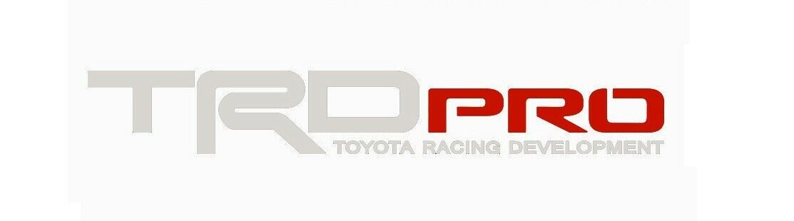 TRD PRO Vinyl Decal Stickers compatible with Toyota Tacoma Tundra Bed Side 