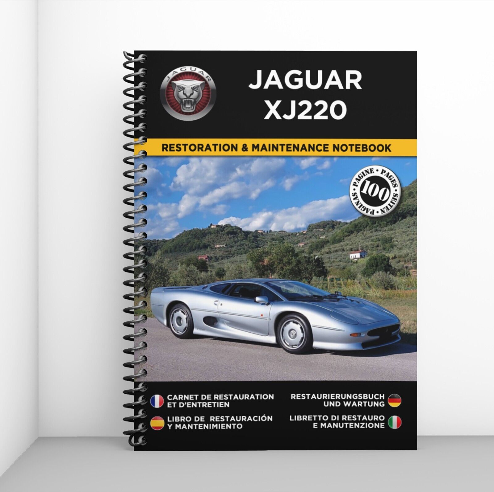JAGUAR XJ220 : Restoration & Maintenance Notebook - 
