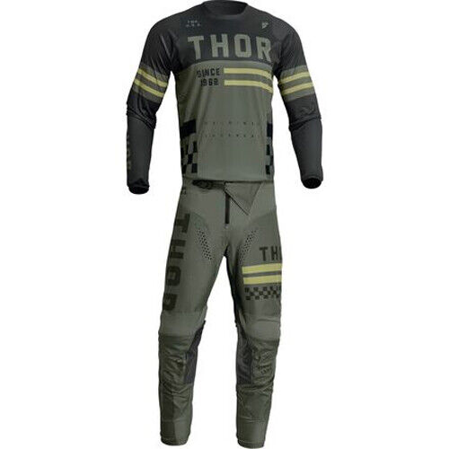 Thor Combat Motocross Gear Pant & Jersey Combo Pulse Adult Dirt Bike
