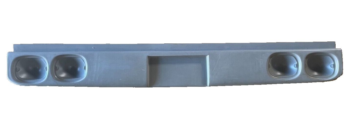 1973-1987 Painted Roll Pan W/Indentations Fiberglass For Chevy/GMC Pickup