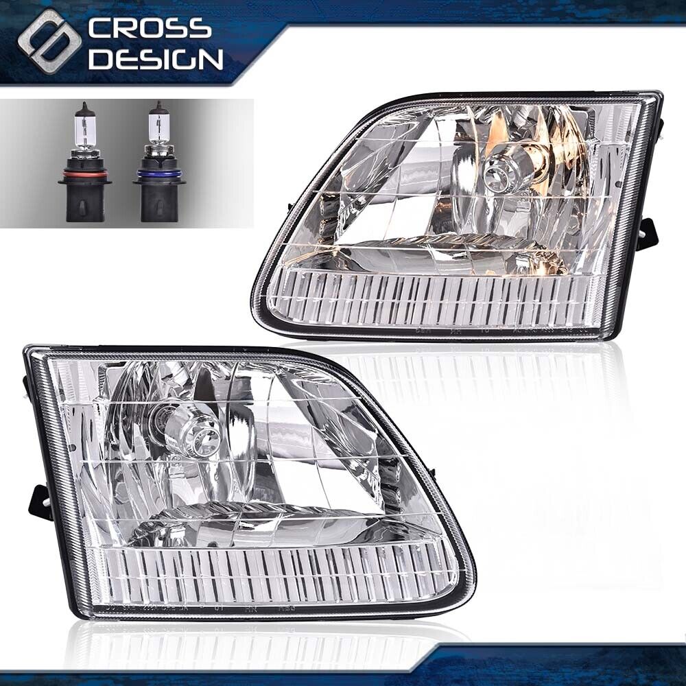 Fit For 97-03 Ford F-150 Headlight 97-99 F-250 97-20 Expedition Lamp Left&Right