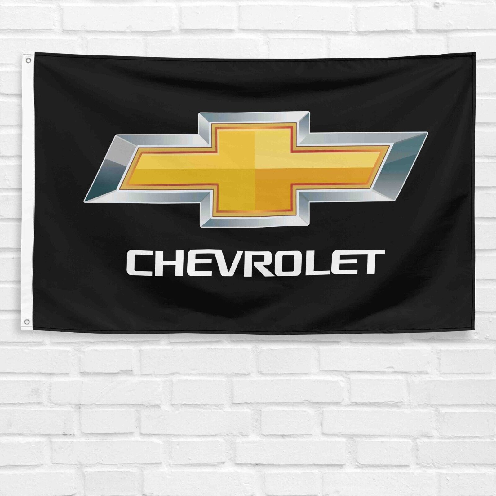 For Chevrolet Car Enthusiasts 3x5 ft Flag Chevy Truck Racing Garage Banner