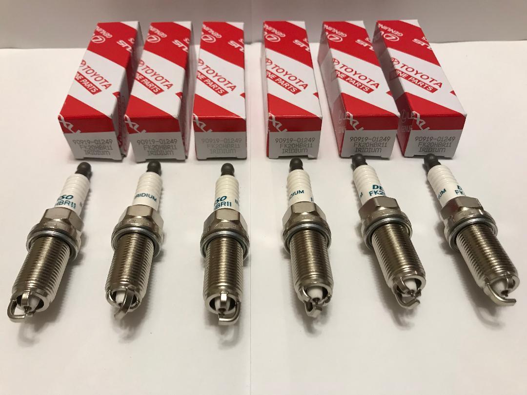 6 New  Spark Plugs  90919-01249 FK20HBR11 3473 IS GS LS
