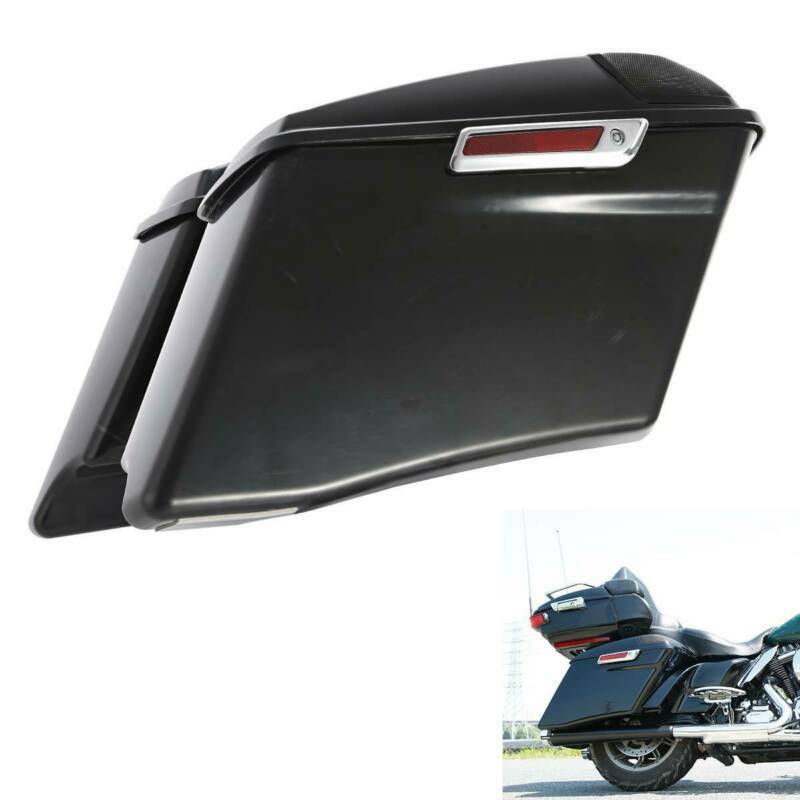 4'' Extended Unpainted Saddlebag Fit For Harley CVO Touring Road Glide 2014-2022