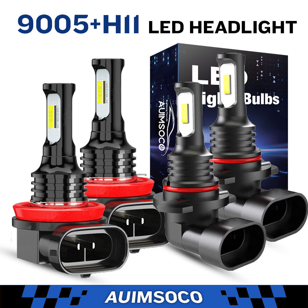 For Toyota Camry 2007-2014 6000K LED Headlight + Fog Light 6x Bulbs Combo Kit &&