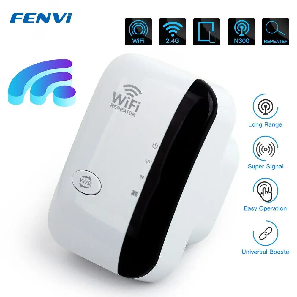 300Mbps Wireless WiFi Repeater Extender Booster 802.11N Amplifier