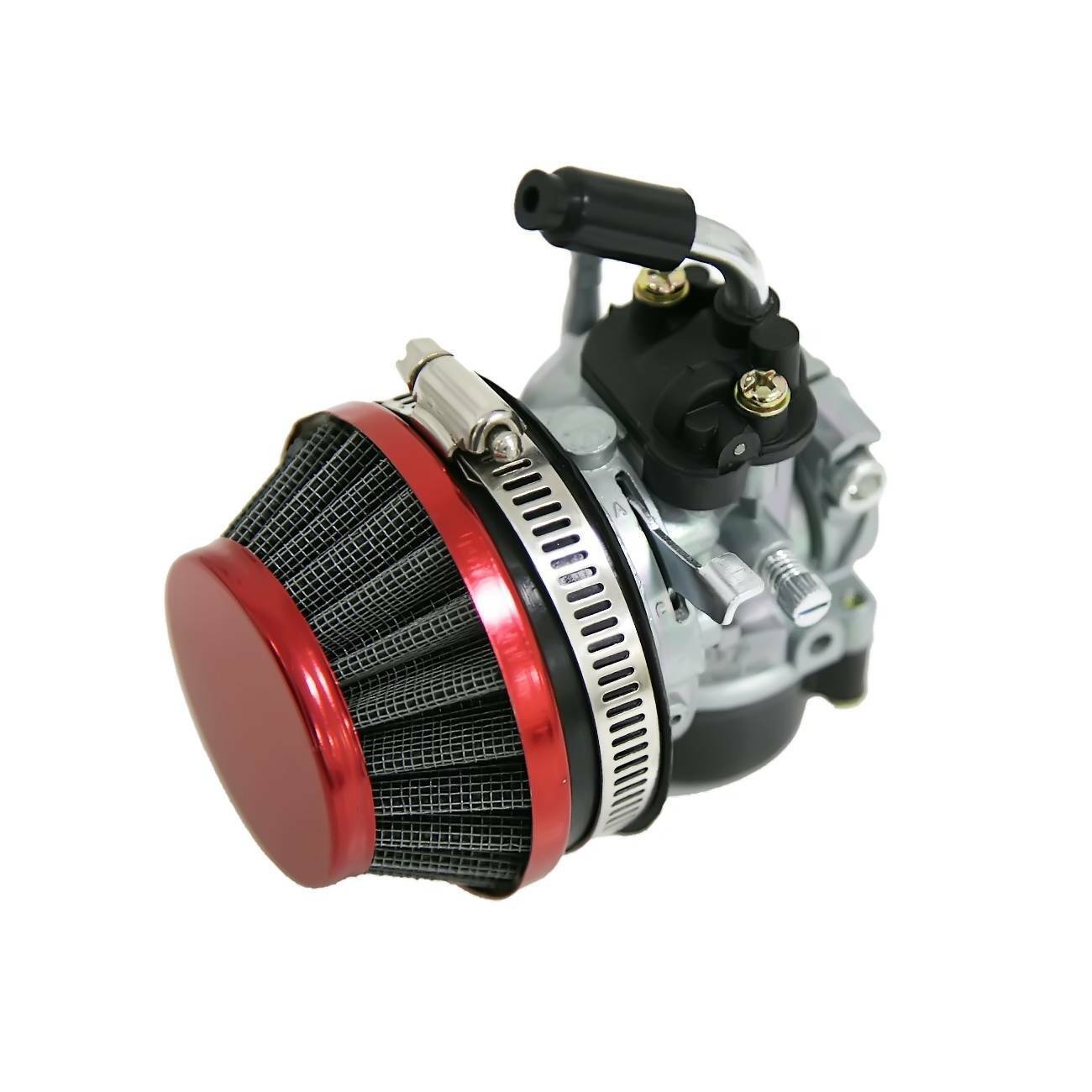 Red Carburetor Fits For 49cc 60cc 66cc 80cc 2 Stroke Motorized Bicycle Part