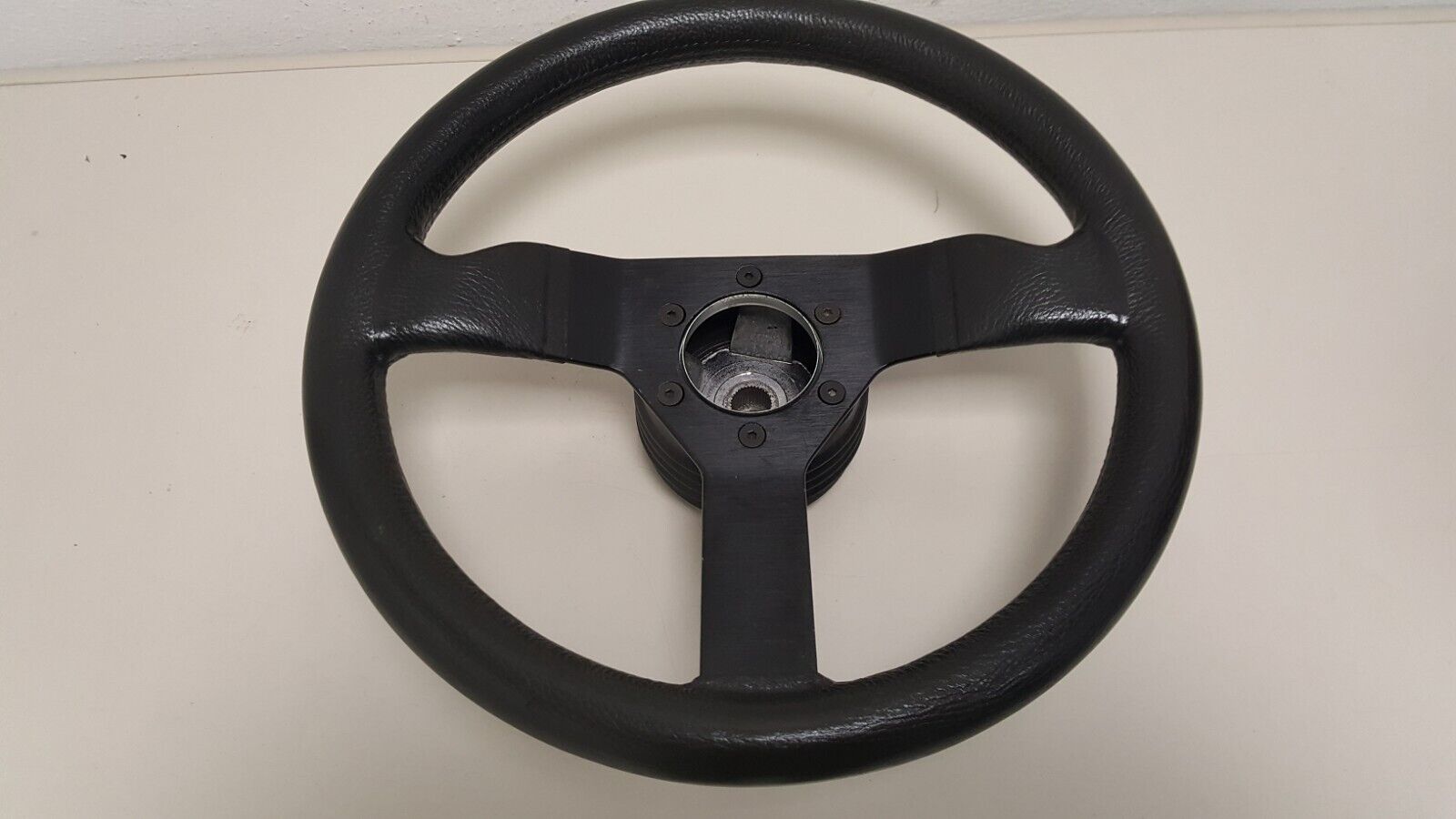 Steering Wheel Sports Lancia Delta Fiat 500 & Universal Leather Dia 32 CM Romax