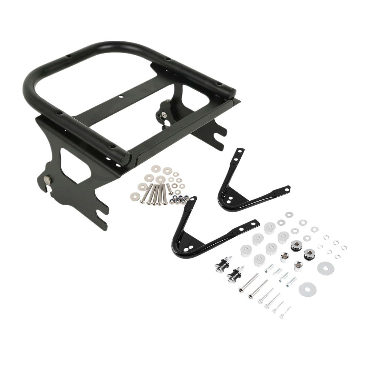 Two-Up Trunk Pack Luggage Rack&Docking Kits Fit For Harley Road King Glide 97-08