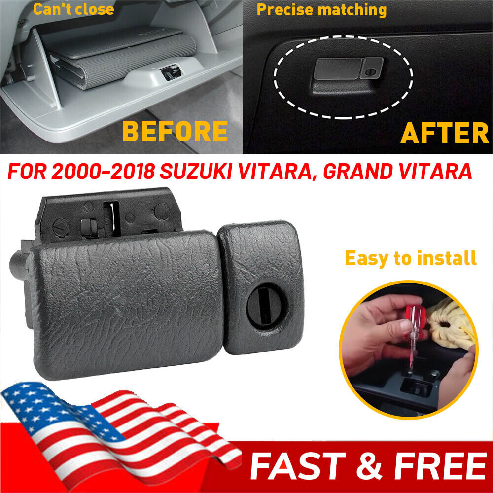 Car Glove Box Lock Latch Handle Fit For 2000-2018 Suzuki Vitara/Grand Vitara USA