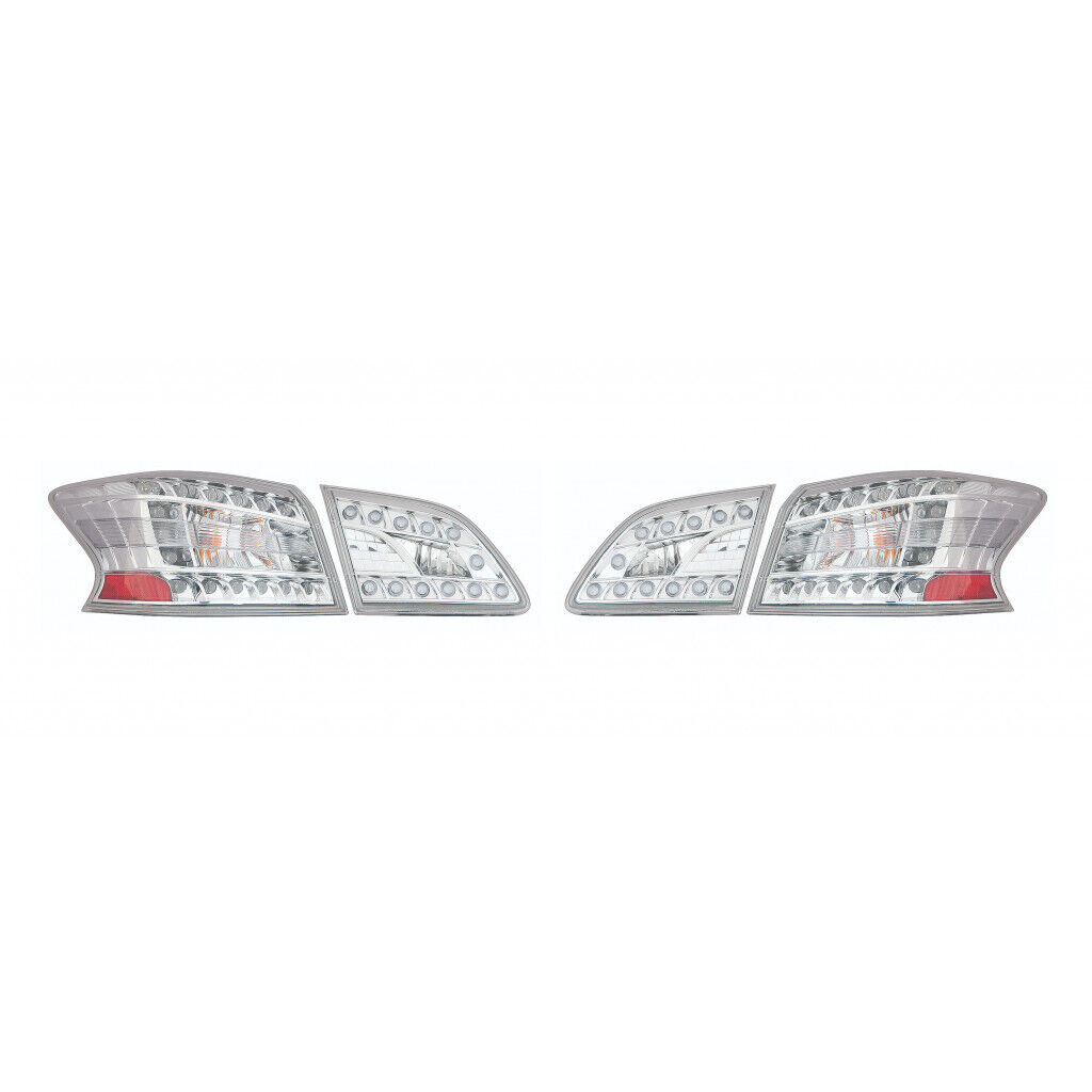 For Nissan Sentra 2013 14 15 2016 Tail Light Driver & Passenger Side Pair LED