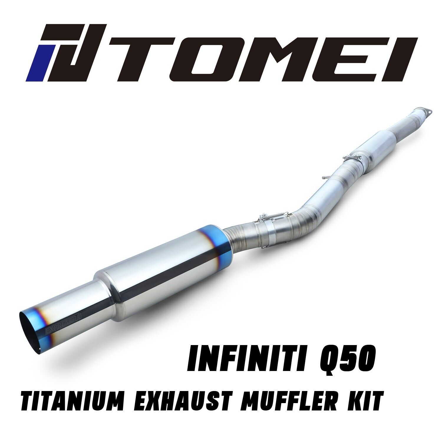 Tomei Expreme Ti Titanium Muffler Catback Exhaust for 2014+ Infiniti Q50