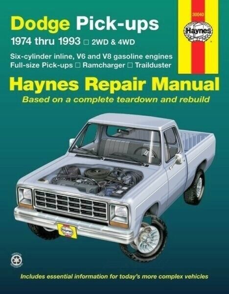 Repair Manual Haynes 30040