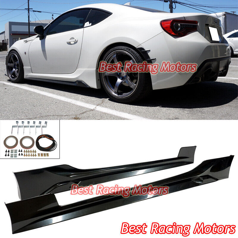 For 2012-2021 Scion FR-S / Subaru BRZ T Style Gen II Side Skirts (ABS)