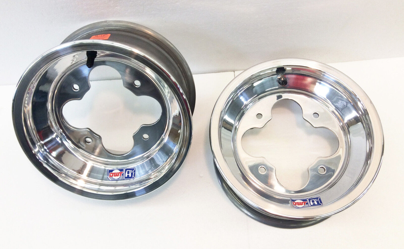 DWT A5 Polished Front Rims Wheels PAIR 10\