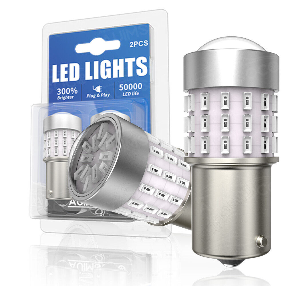 1156 7506 23-LED Reverse Backup Light Bulbs Red 1500K Canbus Error Free