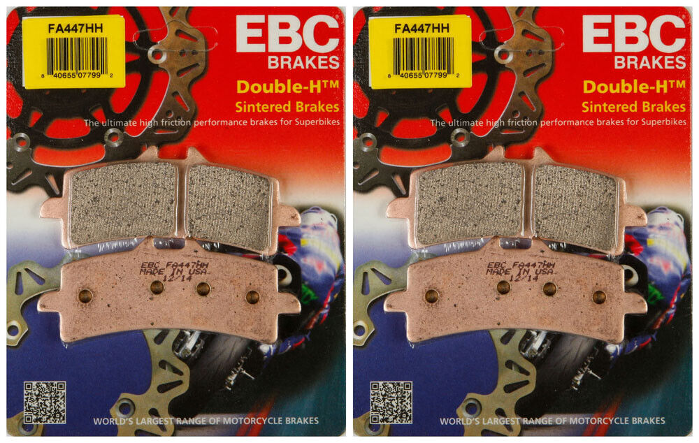 EBC Double-H Sintered Metal Brake Pads FA447HH (2 Packs - Enough for 2 Rotors)