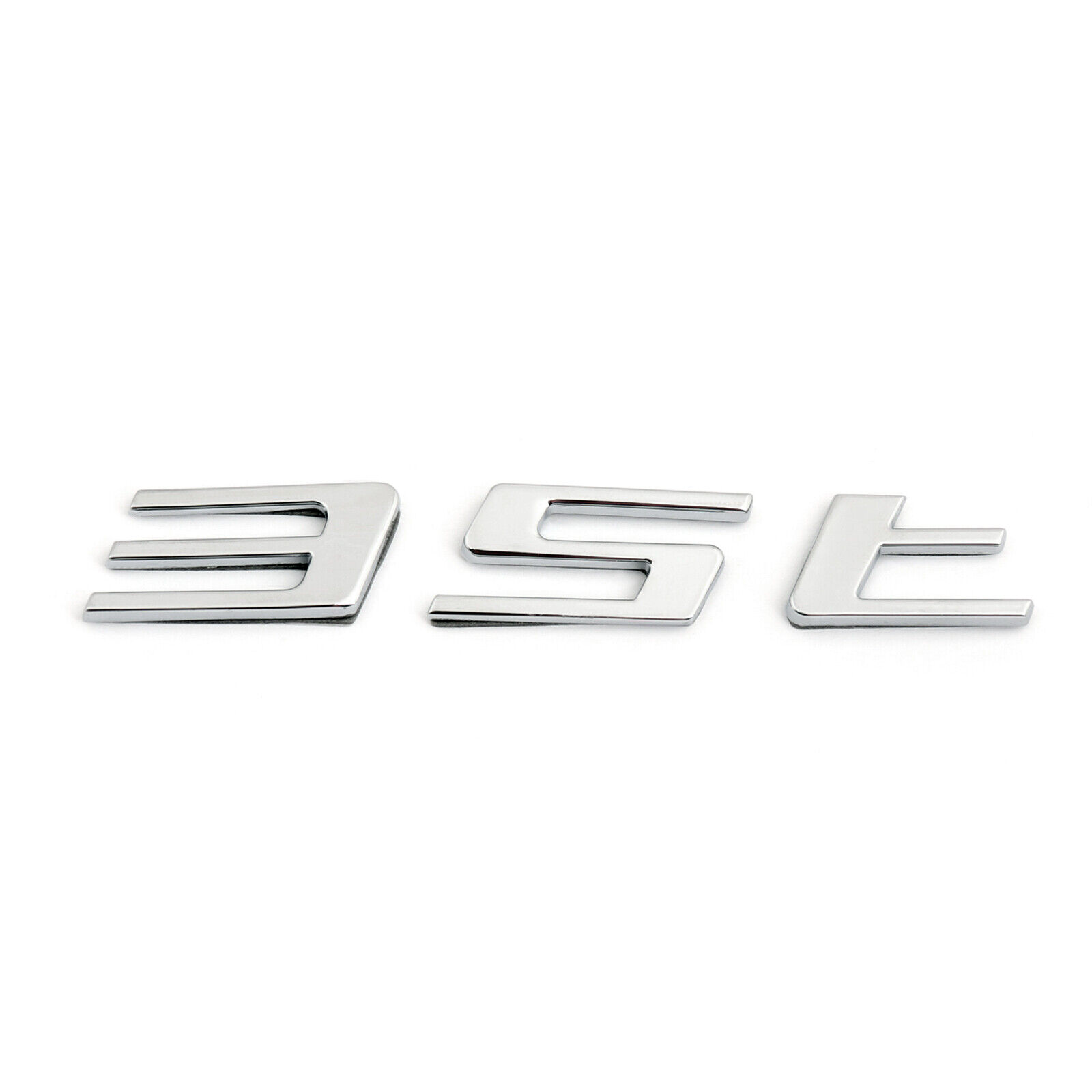 Chrome Letter 20T 25T 35T Car Sticker Auto Rear Decal Emblem Jaguar F-PACE F08