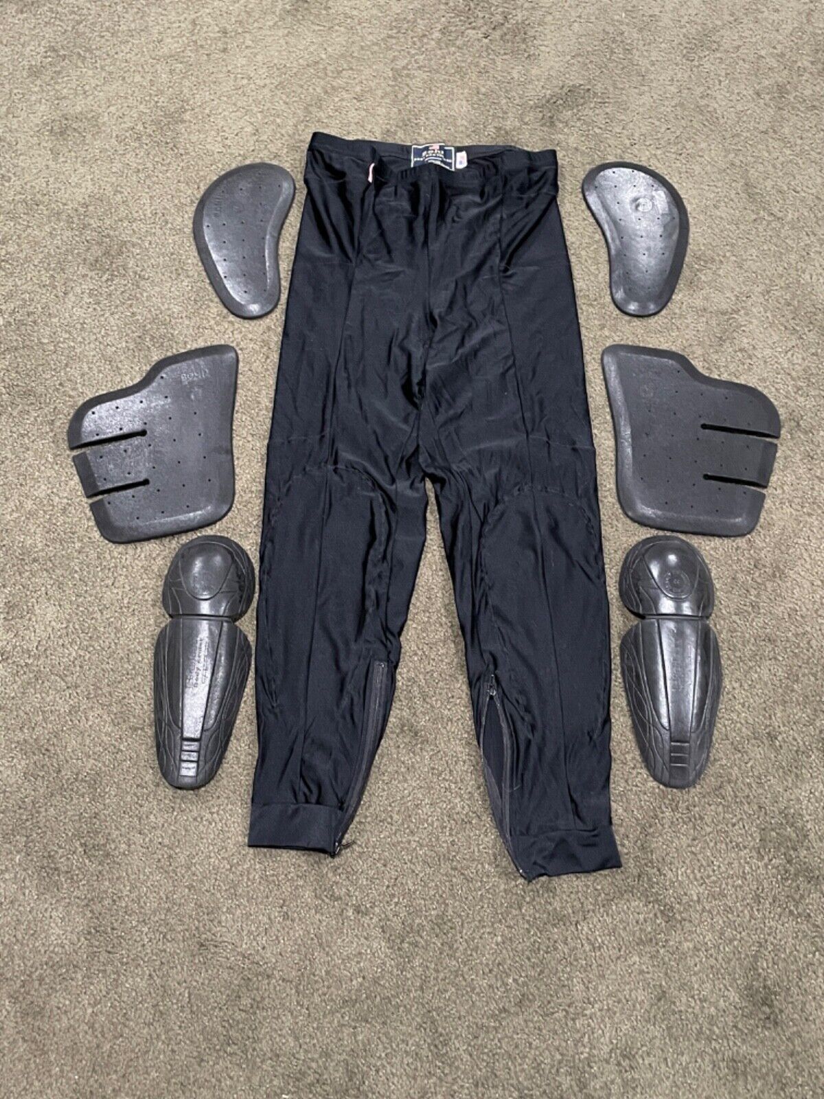 Bohn Body Armor Men X-Large Padded Motorcycle Adventure Pants USA Made