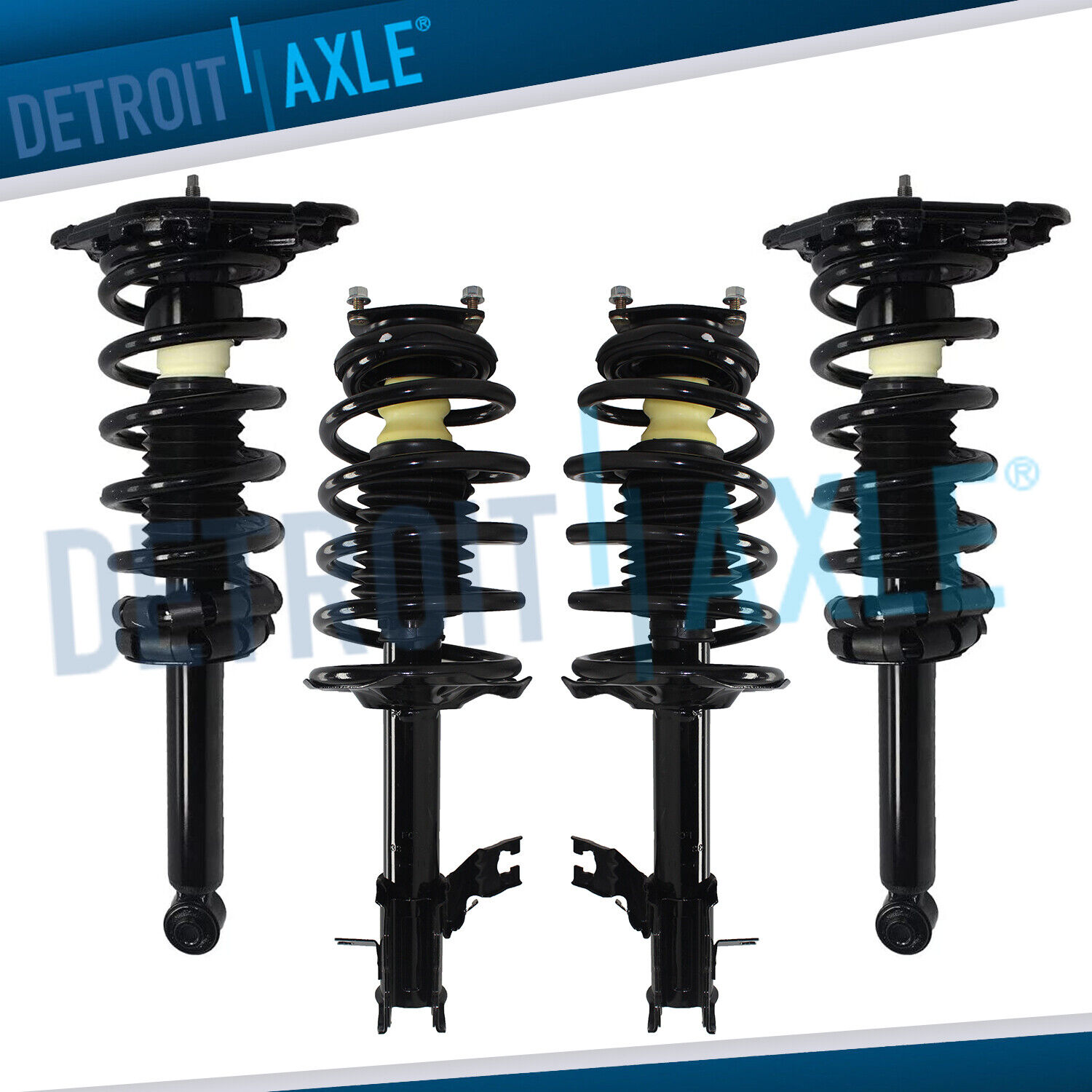 4pc Front & Rear Struts w/ Coil Springs for 2002 2003-2006 Nissan Sentra 1.8L