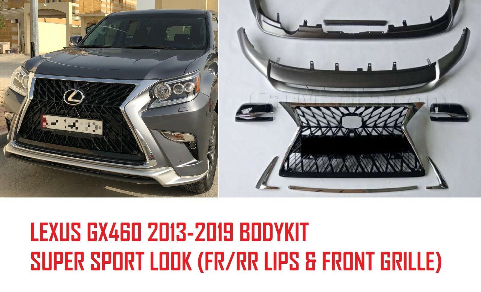 Super Sport Look Body Kit for Lexus GX460 2013-2019 PAINTED