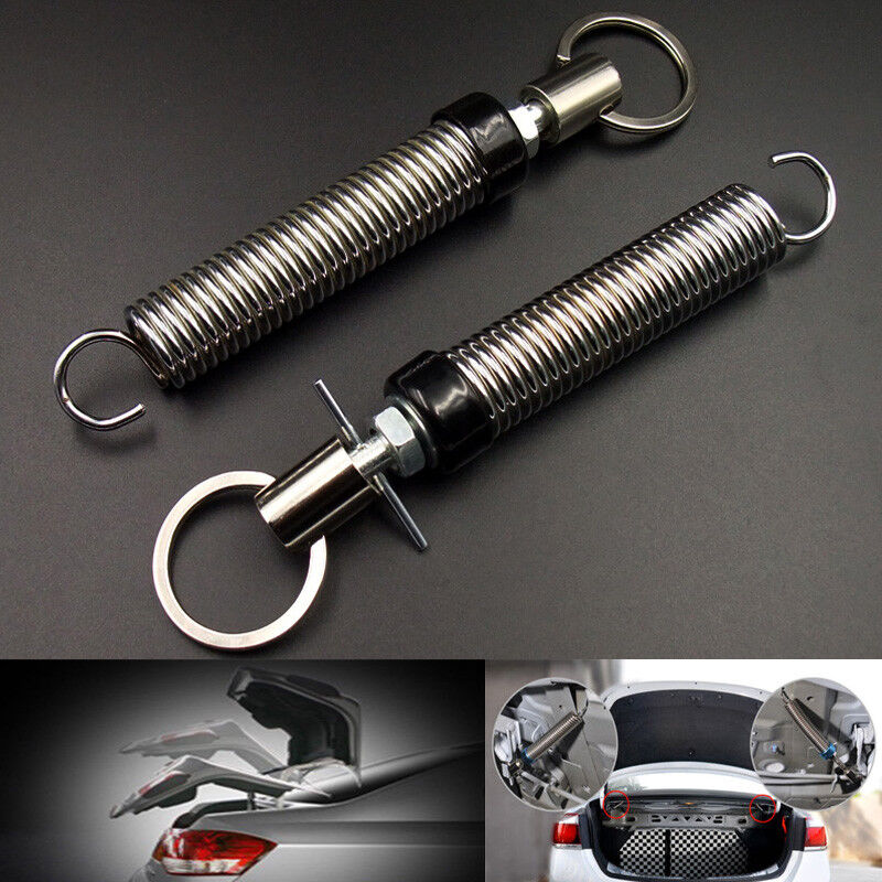 2pcs Black Adjustable Automatic Vehicle Car Trunk Boot Lid Lifting Spring Device