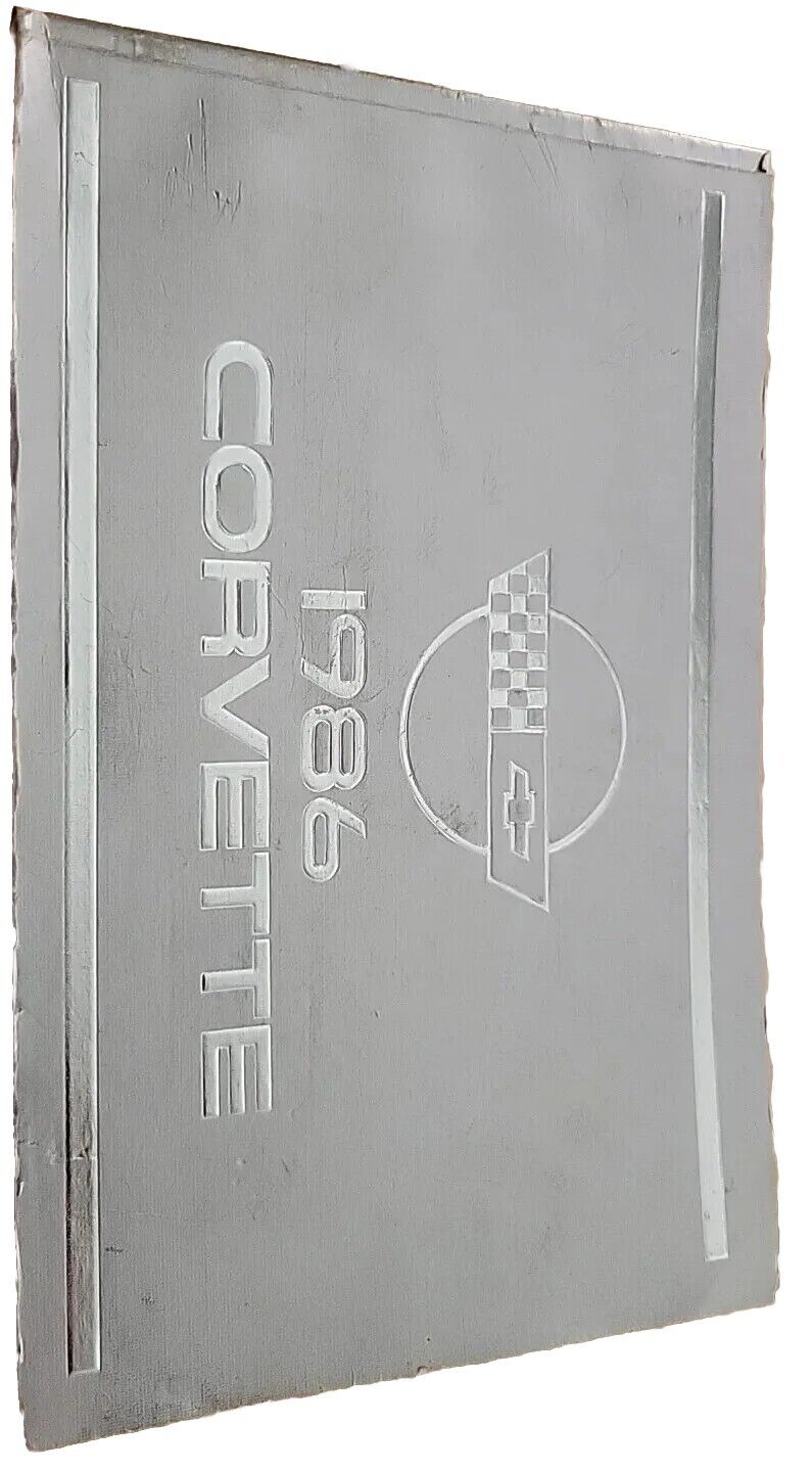 Vintage Corvette Manual 1986 &Vitage Materials 3 Items $40. 