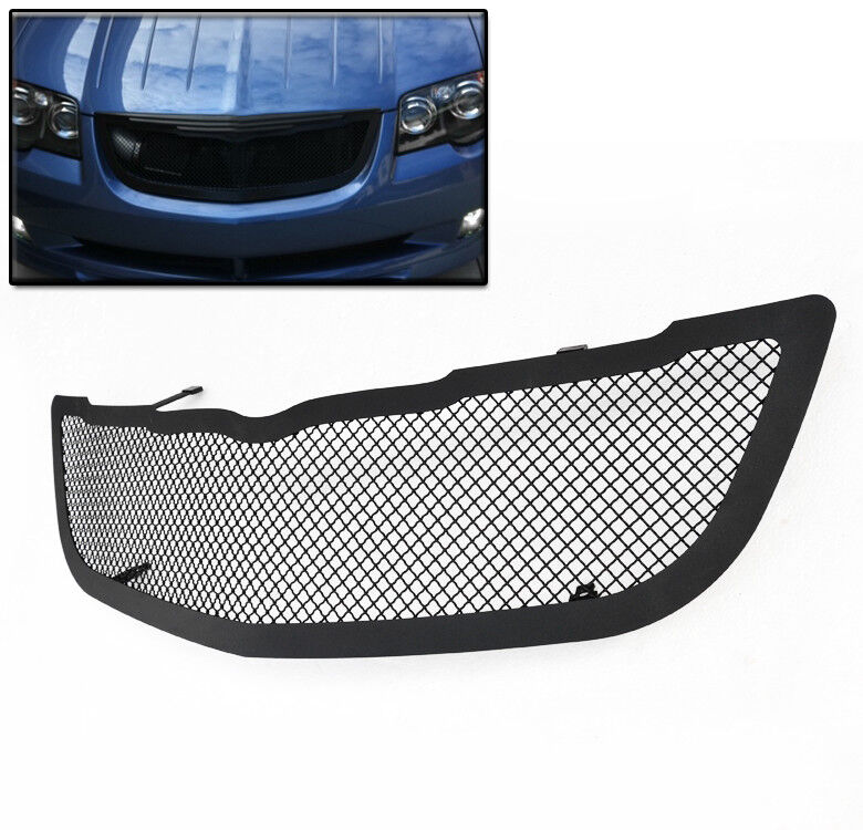 FOR 2004-2008 CROSSFIRE FRONT MAIN UPPER MESH GRILLE GRILL INSERT BLACK NEW