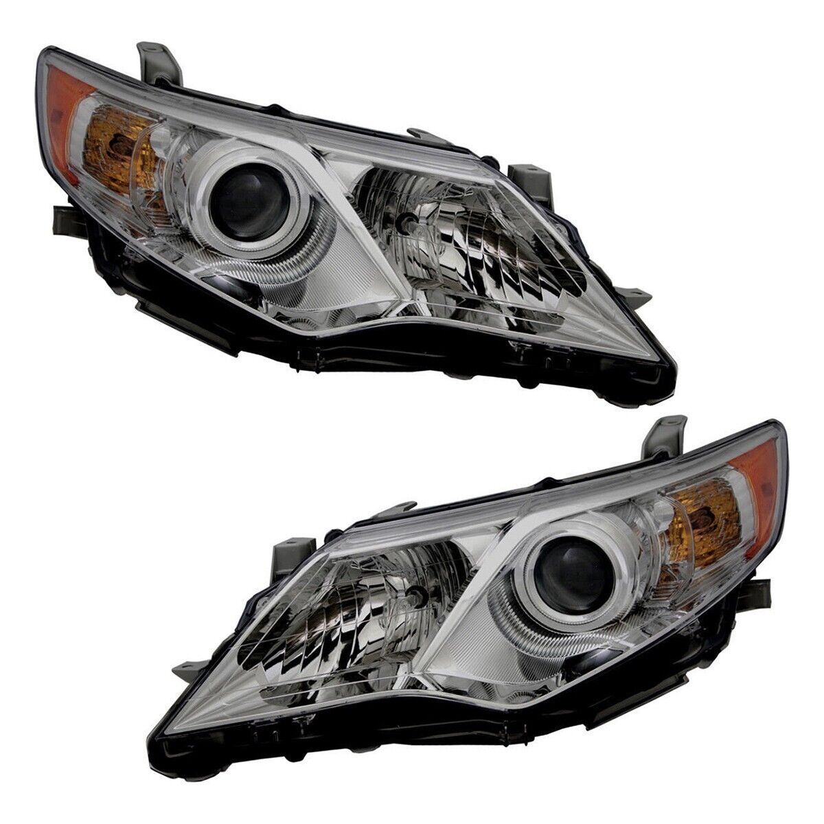 DEPO Headlight Set For 2012-2014 Toyota Camry Driver & Passenger Side TO2502211