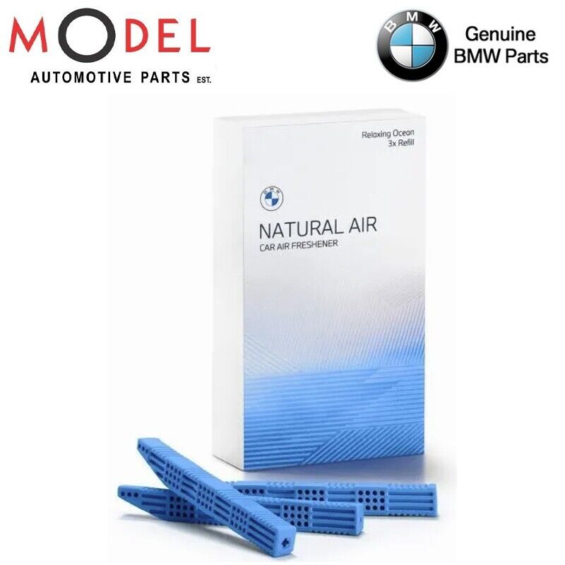 BMW Genuine Natural Air Freshener Relaxing Ocean 3X Refill Kit 83125A7DC98