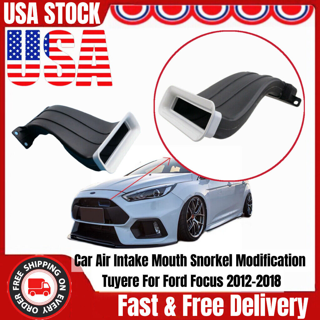 Car Air Intake Mouth Snorkel Modification Tuyere ABS For Ford Focus 2012-2018 US