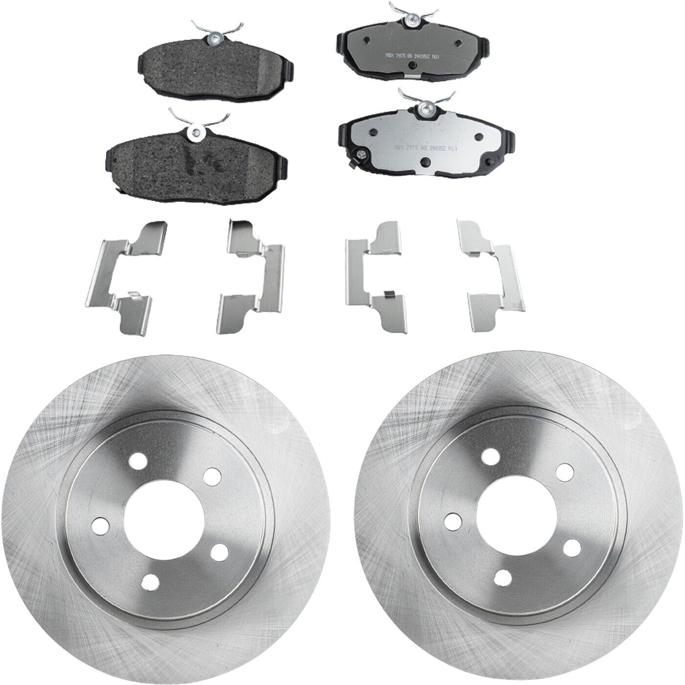 Brake Disc and Pad Kit For 2012-2014 Ford Mustang Rear