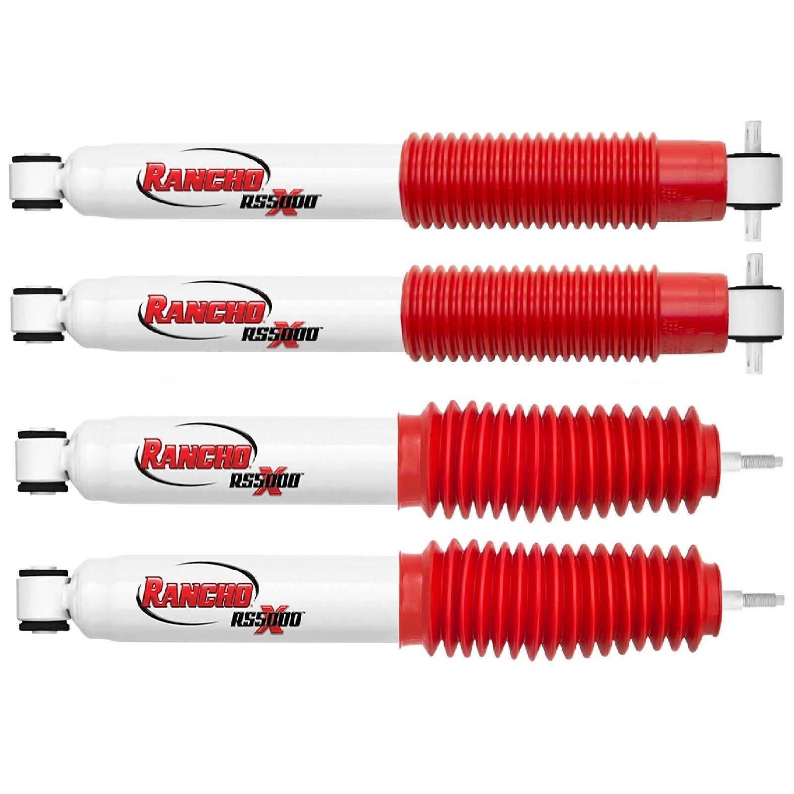 Rancho Front & Rear RS5000X Gas Shock Absorbers for Colorado Canyon w/ 4\