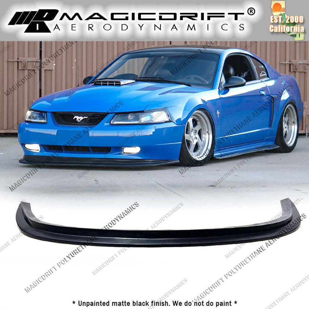 For New Edge 99-04 Ford Mustang MDA Style Front Chin Spoiler Bumper Lip Cobra