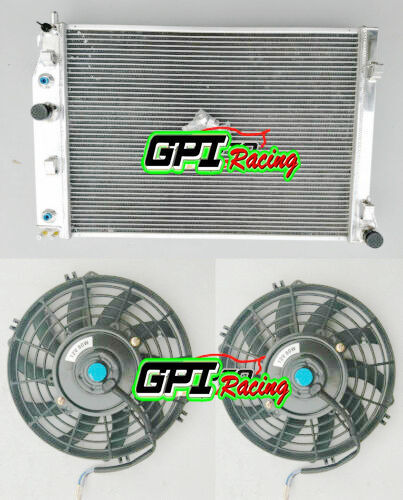 56mm Aluminum radiator+Fans For CHEVY CORVETTE Z06 C5 350 5.7L V8 1997-2004 AT