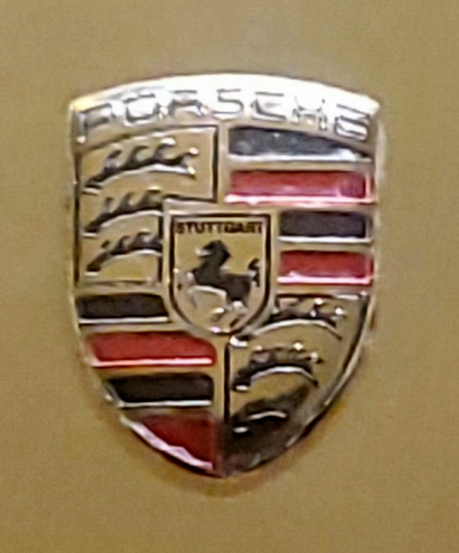 ⚫🔴🟡NEW - Porsche Key Fob Crest Emblem - 12MM Replacement Sticker- 🇺🇸24-SHIP