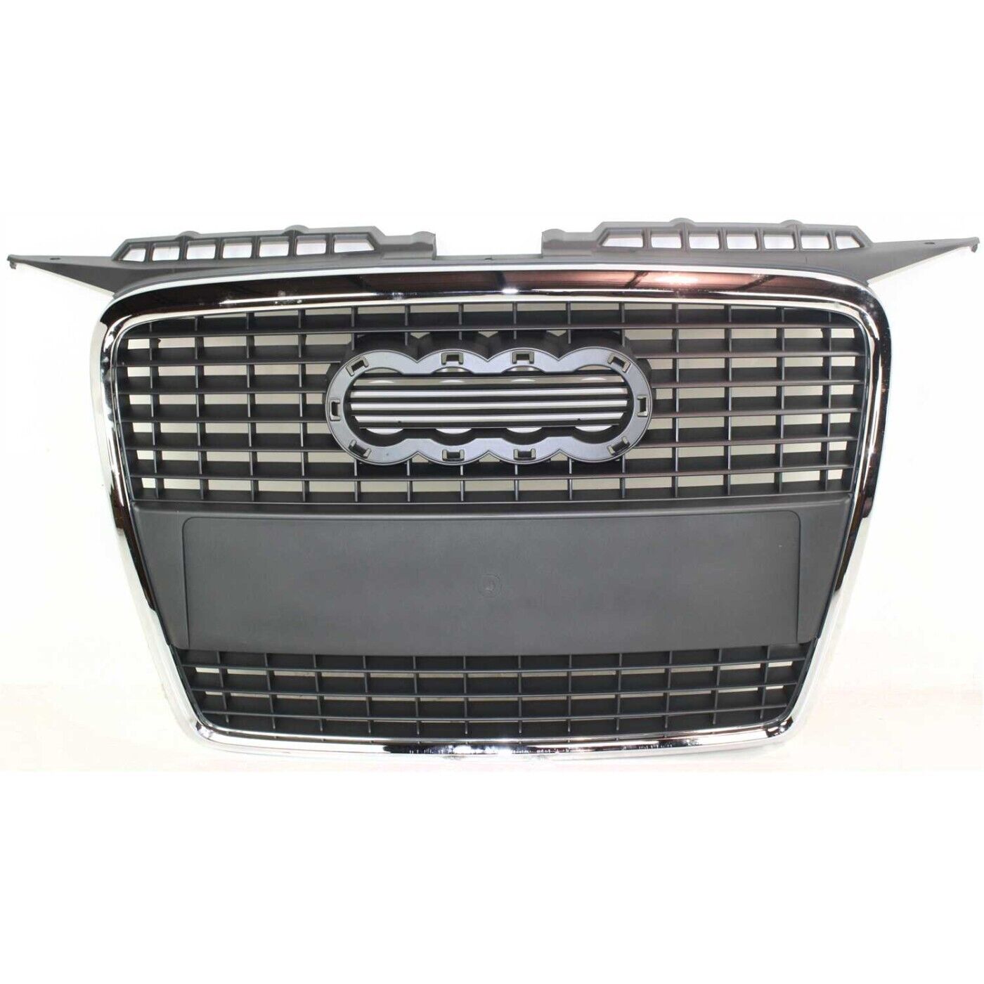 Grille For 2006-2008 Audi A3 A3 Quattro Chrome Shell w/ Paint to Match Insert