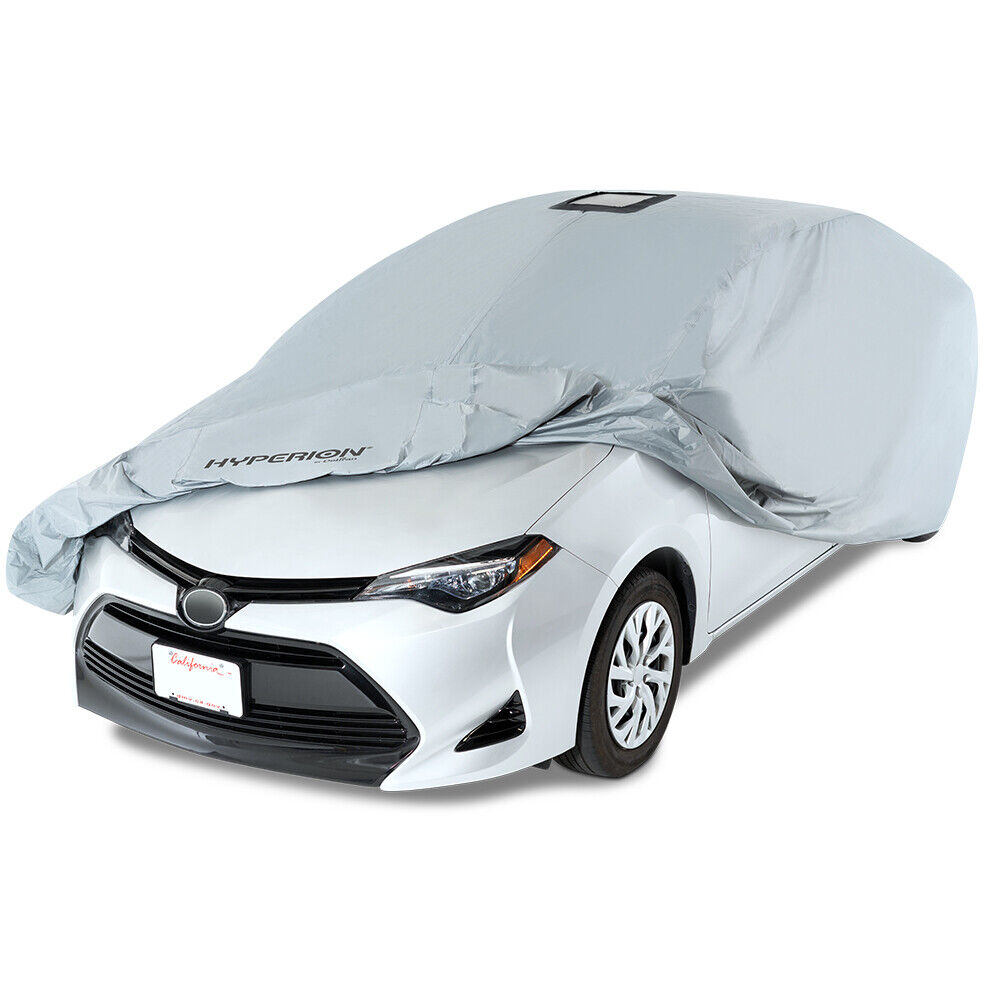 Hyperion Car Cover with Built-In Solar Charger for Cars up to 19' Long