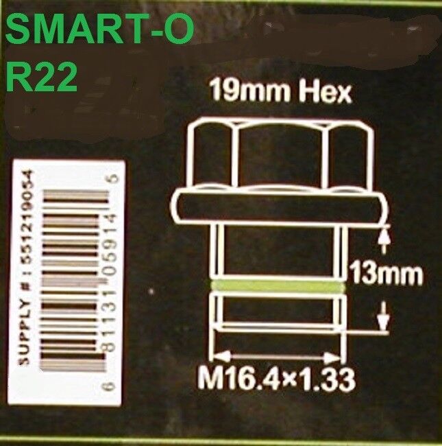 R22 SMART-O Oil Drain Plug M16.4 x 1.33 mm Sump Plug NEW FAST SHIPPING