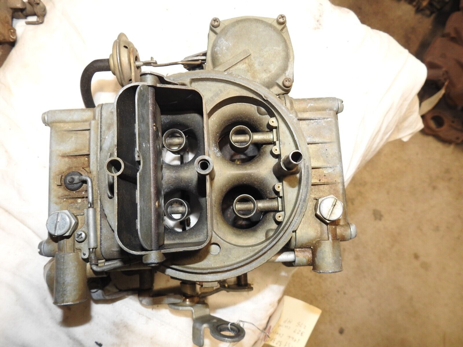 Holley LIST-3230 Quad 4 BBL Carburetor 1966-67 Chevy date 1335 3875964DB IC1469