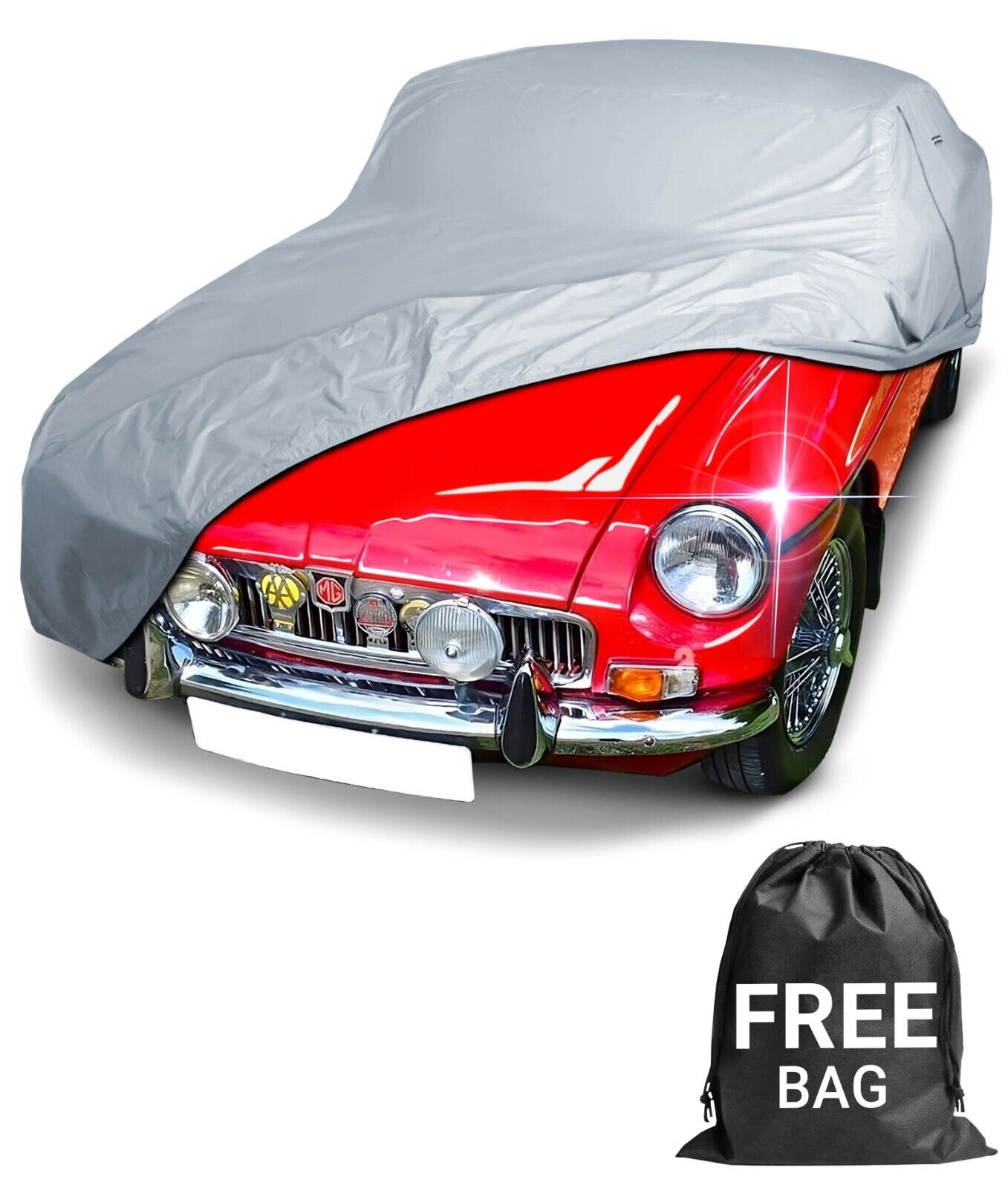 1962-1981 MG MGB Roadster, GT Custom Car Cover Protection - Full Warranty