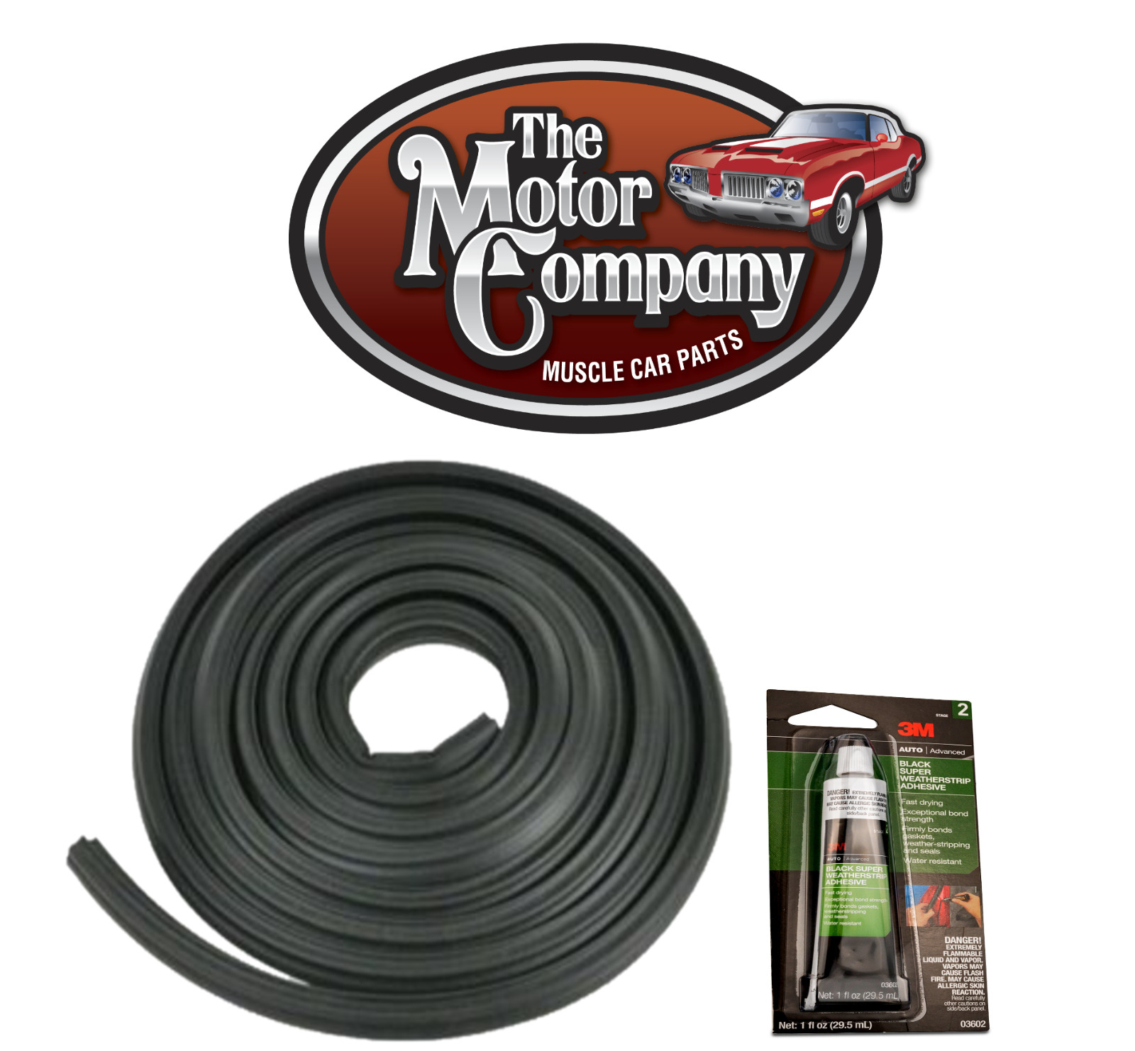 1970 1971 1972 Chevelle Trunk Seal Weatherstrip with Adhesive