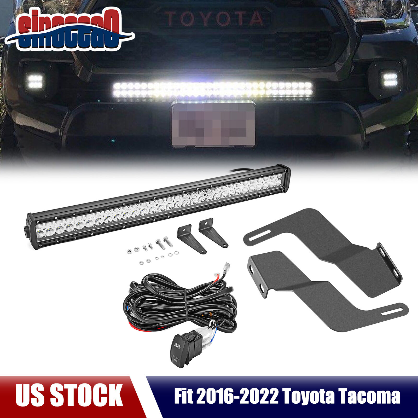 For 2016-UP Toyota Tacoma Hidden Bumper 32\
