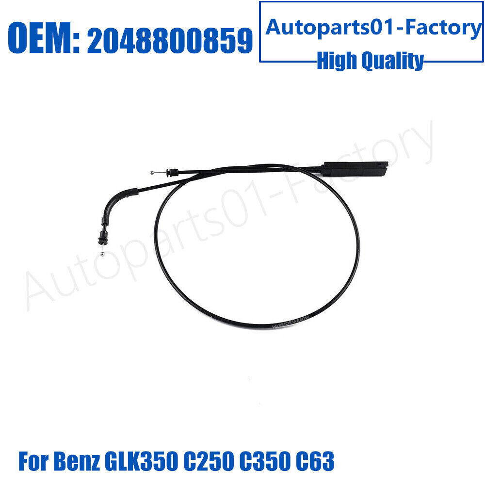 A2048800859 For Mercedes-Benz GLK350 C250 C350 C63 AMG Hood Release Cable