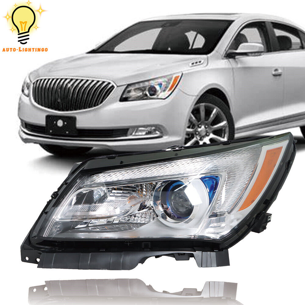 For Buick LaCrosse 2014-2016 Halogen w/LED Headlight Left Side Lamp Projector
