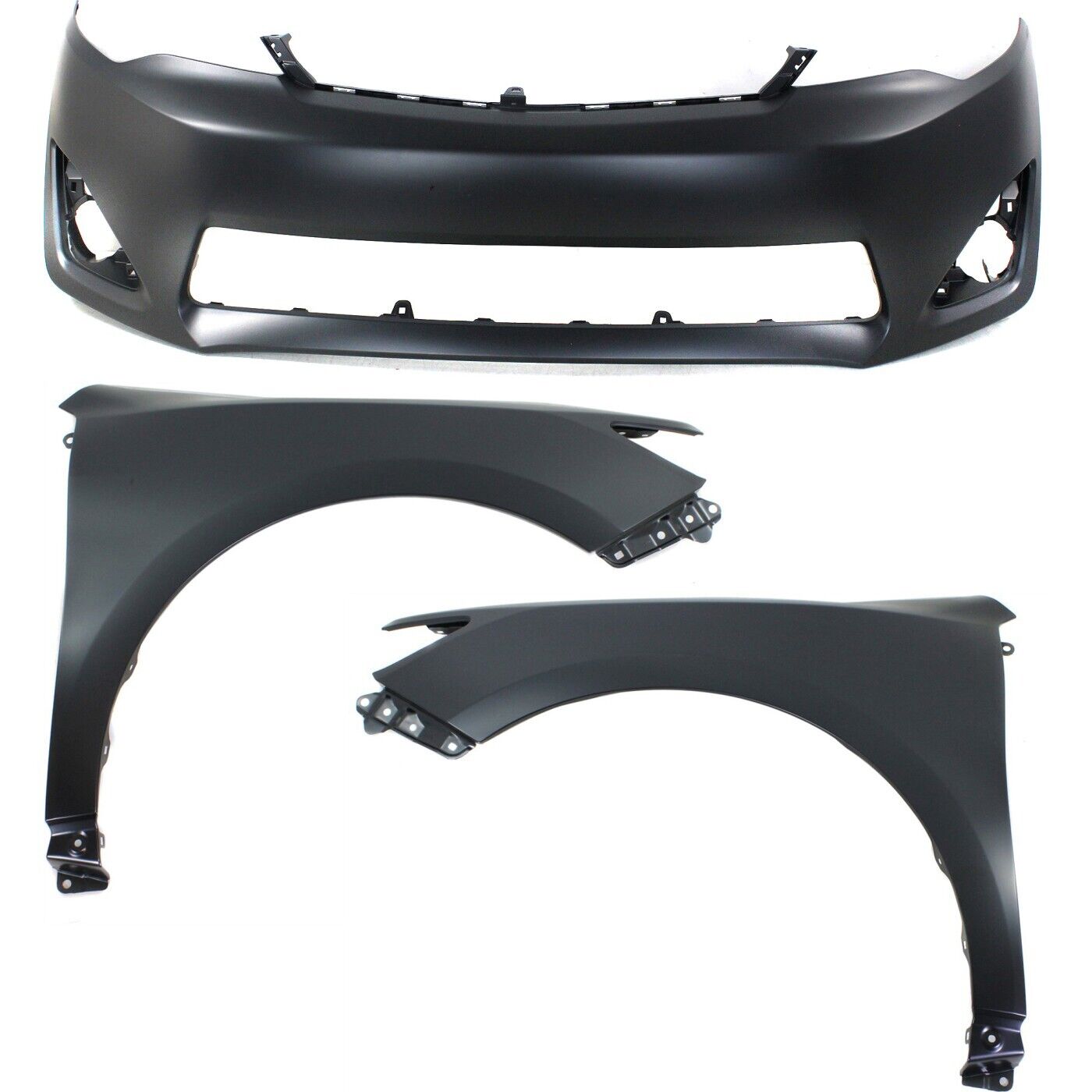 Bumper Cover Fascia Front for Toyota Camry 2012-2014