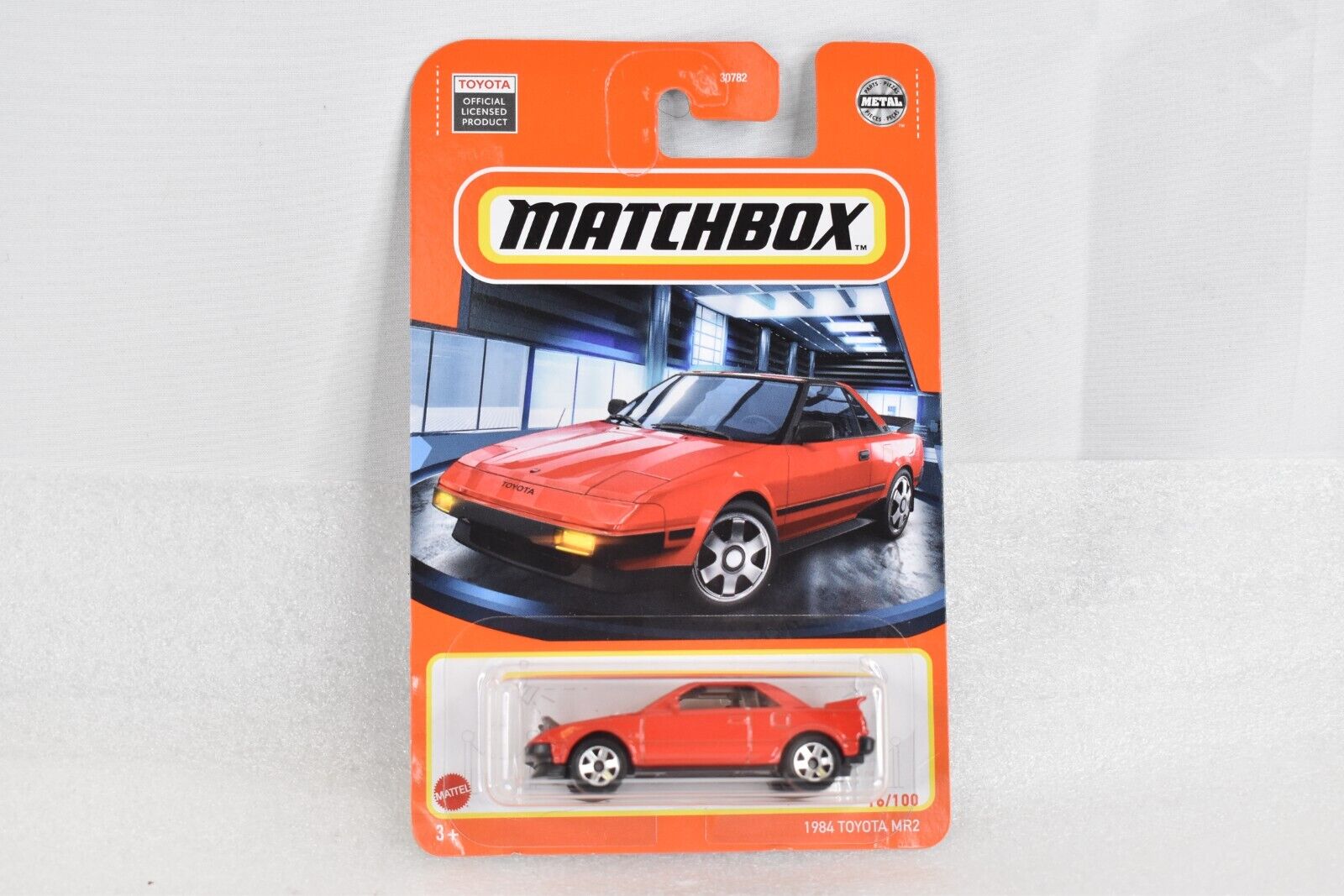 2022 Matchbox Showroom 1984 Toyota MR2 Lights Down Red 16/100