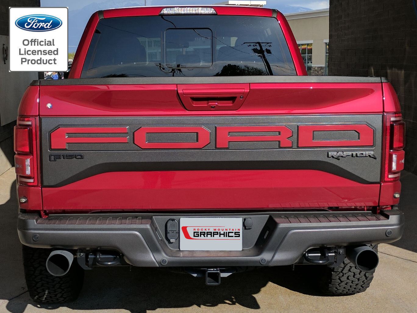 New Ford Raptor Svt F-150 Tailgate Letters Vinyl Stickers Decals 60+ Colors 2017