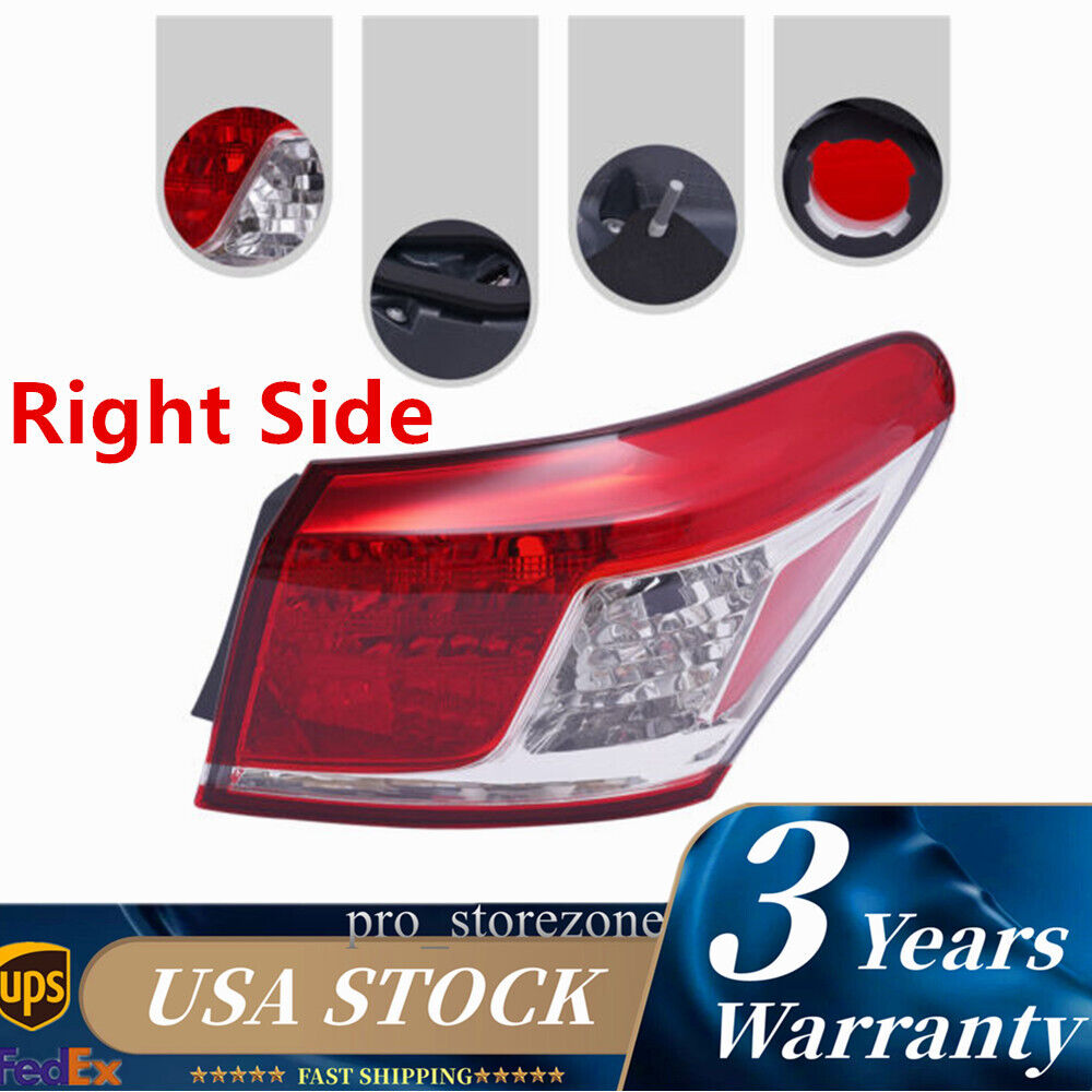 For Lexus ES350 2010-2012 Halogen Tail Light Right Side Outer Brake Tail Lamp US